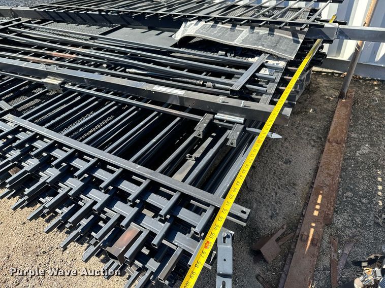 image for item NU9397 Wrought iron fence materials