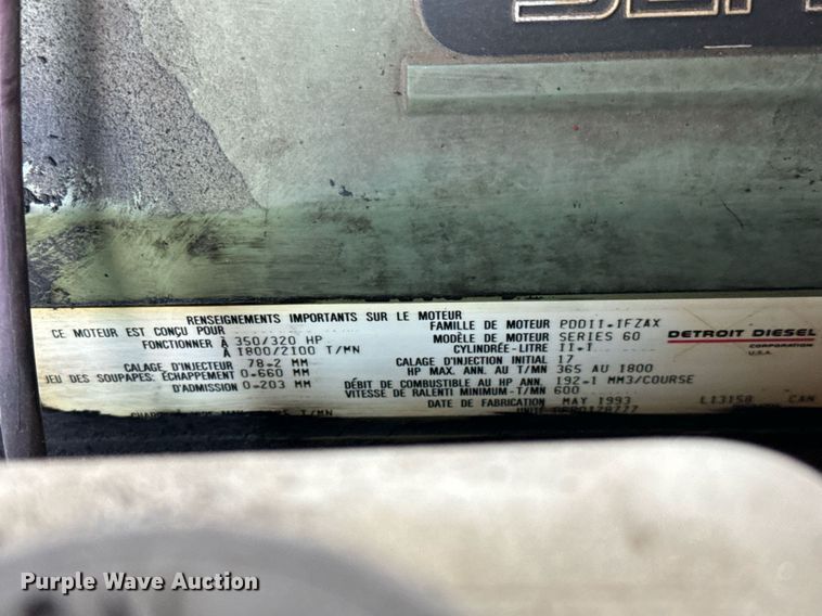 image for item NU9436 1993 Spartan  GA40M-2142 pumper fire truck