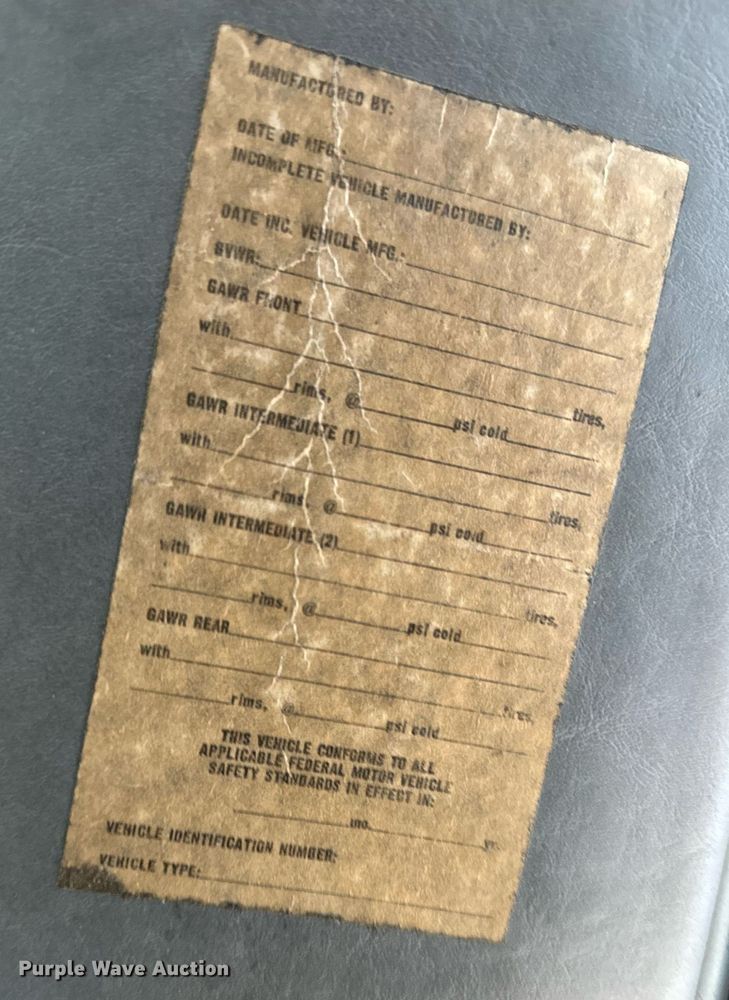 image for item NU9436 1993 Spartan  GA40M-2142 pumper fire truck