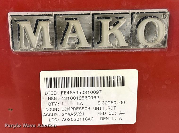 image for item NU9438 Mako 5407BADT SCBA air compressor 