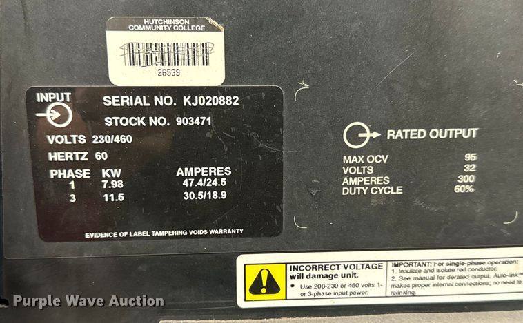 image for item NU9478 Miller  XMT 304 CC/CV welder