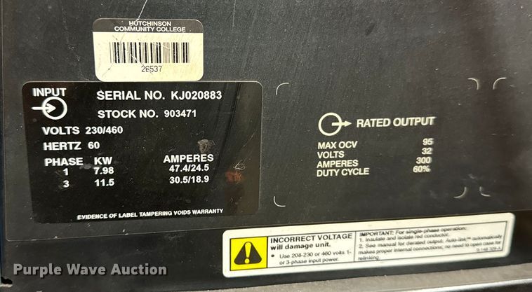 image for item NU9479 Miller XMT 304 CC/CV welder