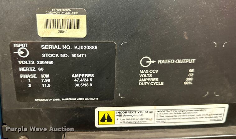 image for item NU9481 Miller XMT 304 CC/CV welder