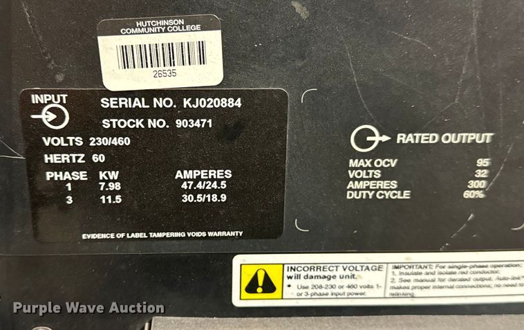 image for item NU9482 Miller  XMT 304 CC/CV welder