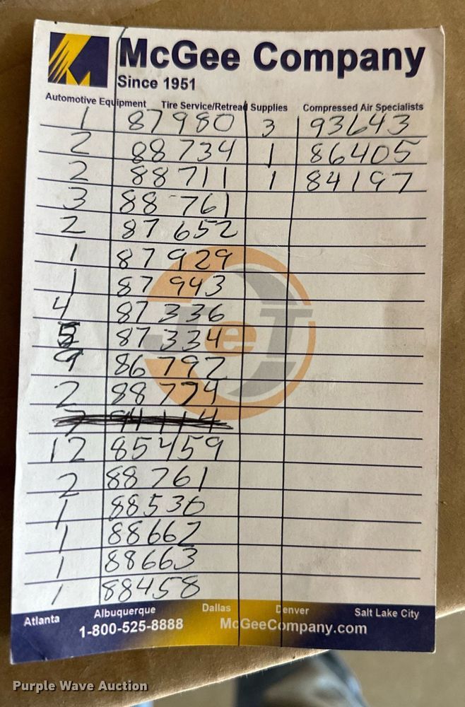 image for item OA9566 Pallet of automotive filters