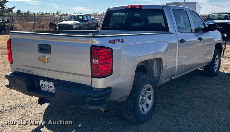 image for item OK9157 2018 Chevrolet  Silverado 1500 Crew Cab pickup truck