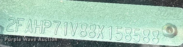 image for item OK9749 2008 Ford Crown Victoria Police Interceptor 