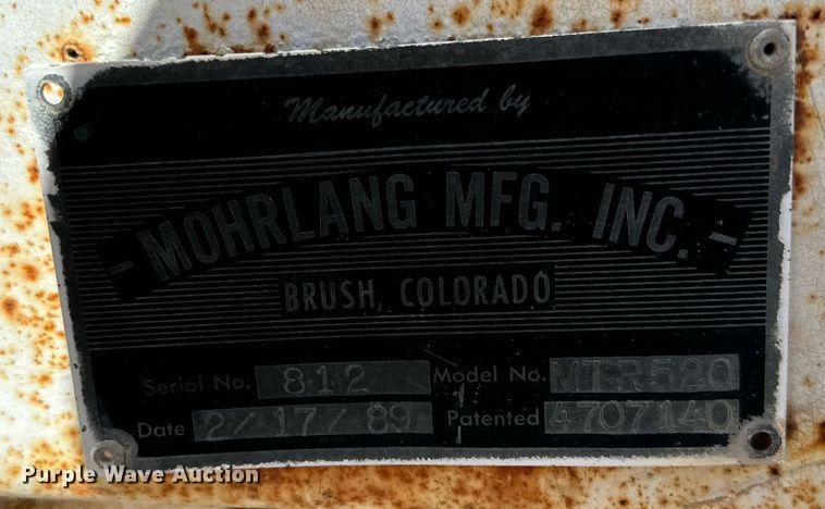 image for item DG4261 Mohrlang MTR520 bale processor