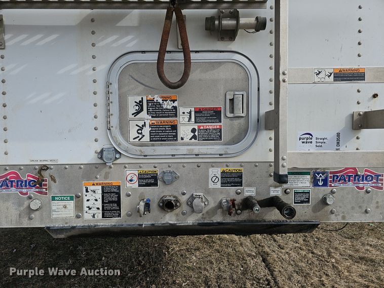 image for item DK0580 2012 Wilson Trailer Company DWBT-650 live bottom trailer