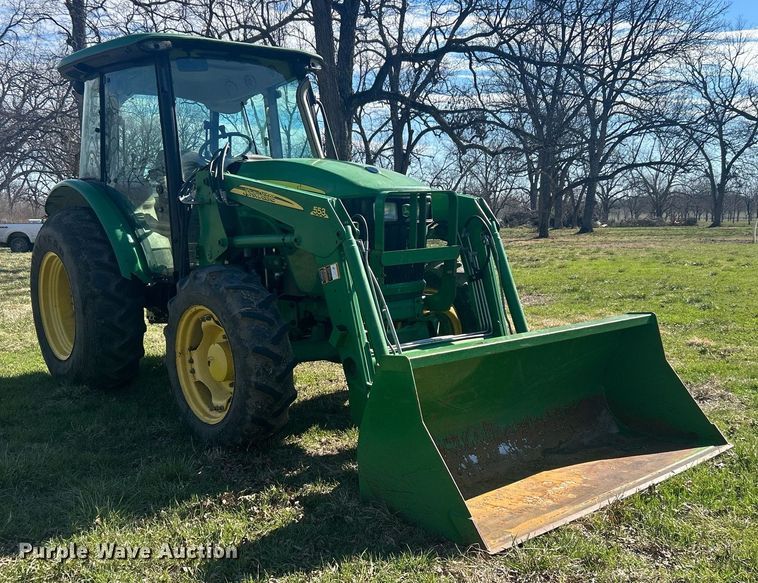 image for item DN0706 2012 John Deere 5083E MFWD tractor