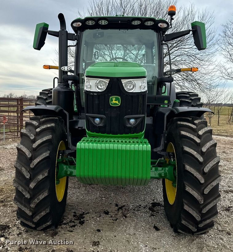 image for item DO2217 2022 John Deere 6R195 MFWD tractor