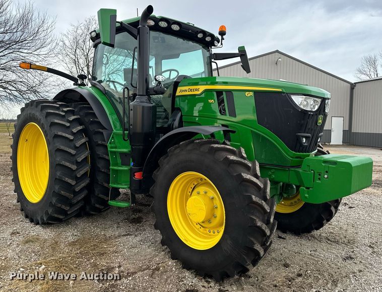 image for item DO2217 2022 John Deere 6R195 MFWD tractor