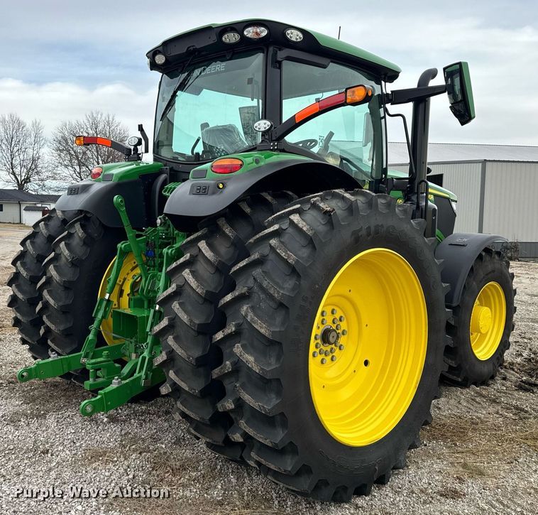 image for item DO2217 2022 John Deere 6R195 MFWD tractor