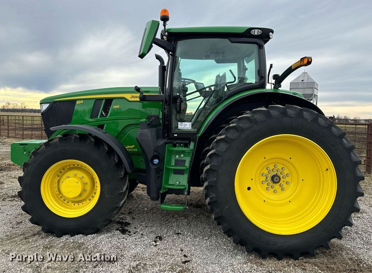 image for item DO2217 2022 John Deere 6R195 MFWD tractor