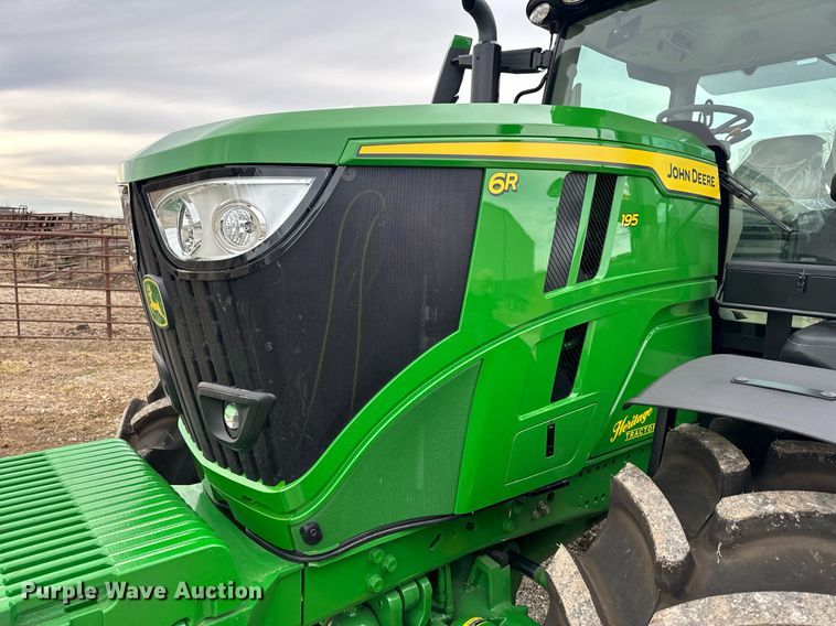 image for item DO2217 2022 John Deere 6R195 MFWD tractor