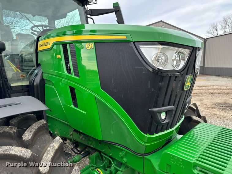image for item DO2217 2022 John Deere 6R195 MFWD tractor