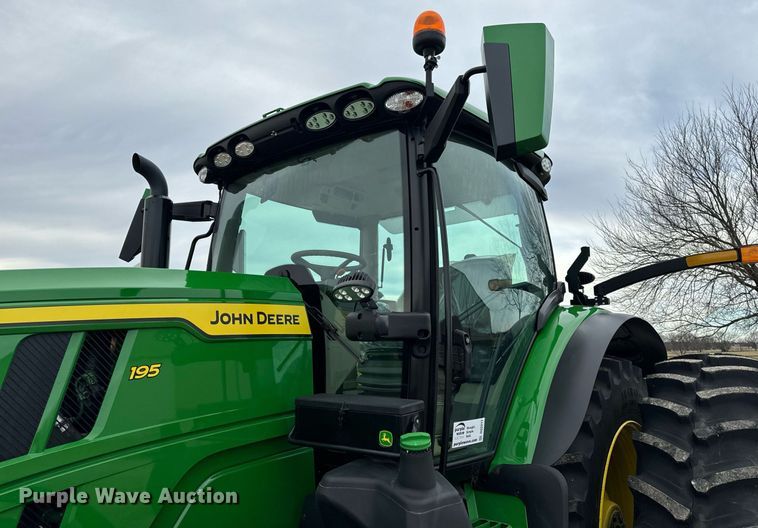 image for item DO2217 2022 John Deere 6R195 MFWD tractor