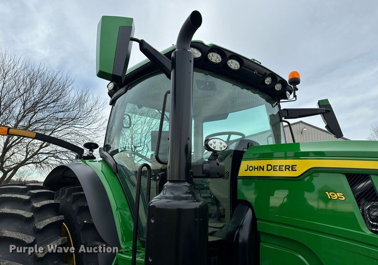 image for item DO2217 2022 John Deere 6R195 MFWD tractor