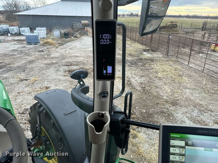 image for item DO2217 2022 John Deere 6R195 MFWD tractor