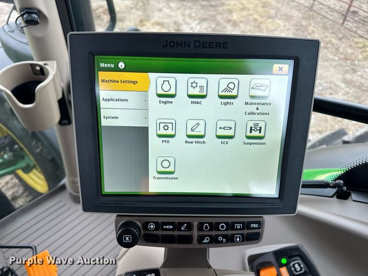 image for item DO2217 2022 John Deere 6R195 MFWD tractor