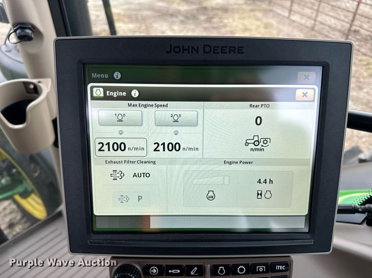 image for item DO2217 2022 John Deere 6R195 MFWD tractor