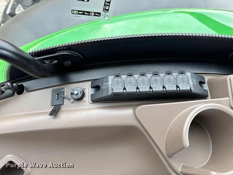 image for item DO2217 2022 John Deere 6R195 MFWD tractor