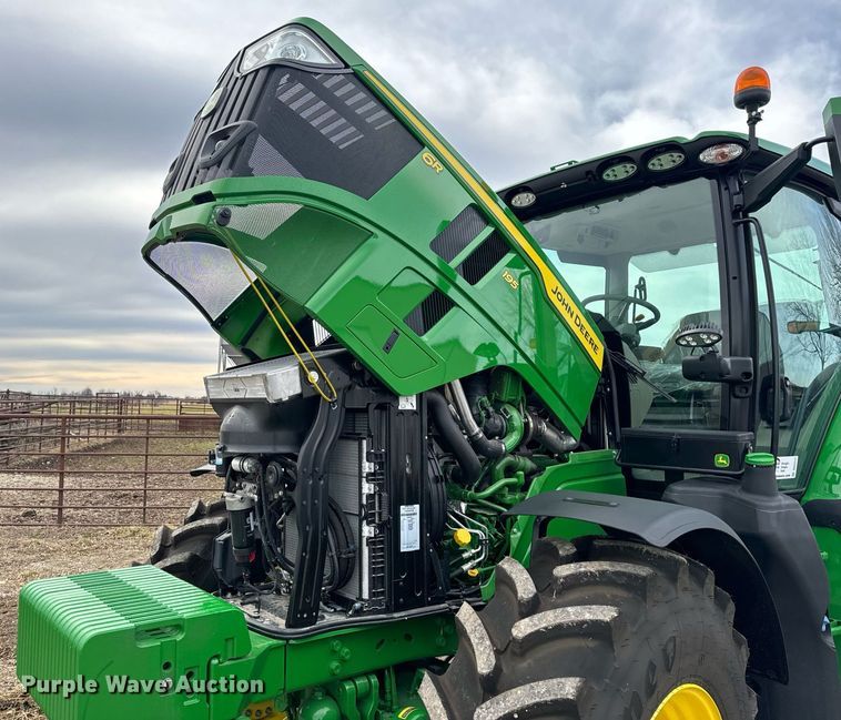 image for item DO2217 2022 John Deere 6R195 MFWD tractor