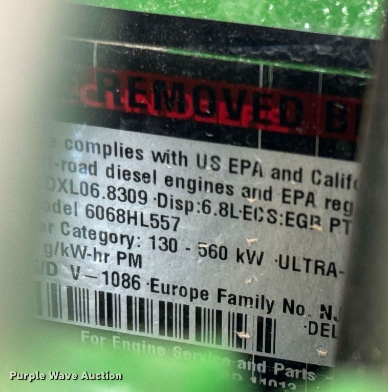 image for item DO2217 2022 John Deere 6R195 MFWD tractor