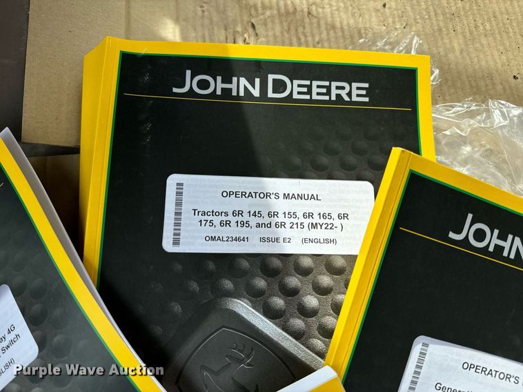 image for item DO2217 2022 John Deere 6R195 MFWD tractor