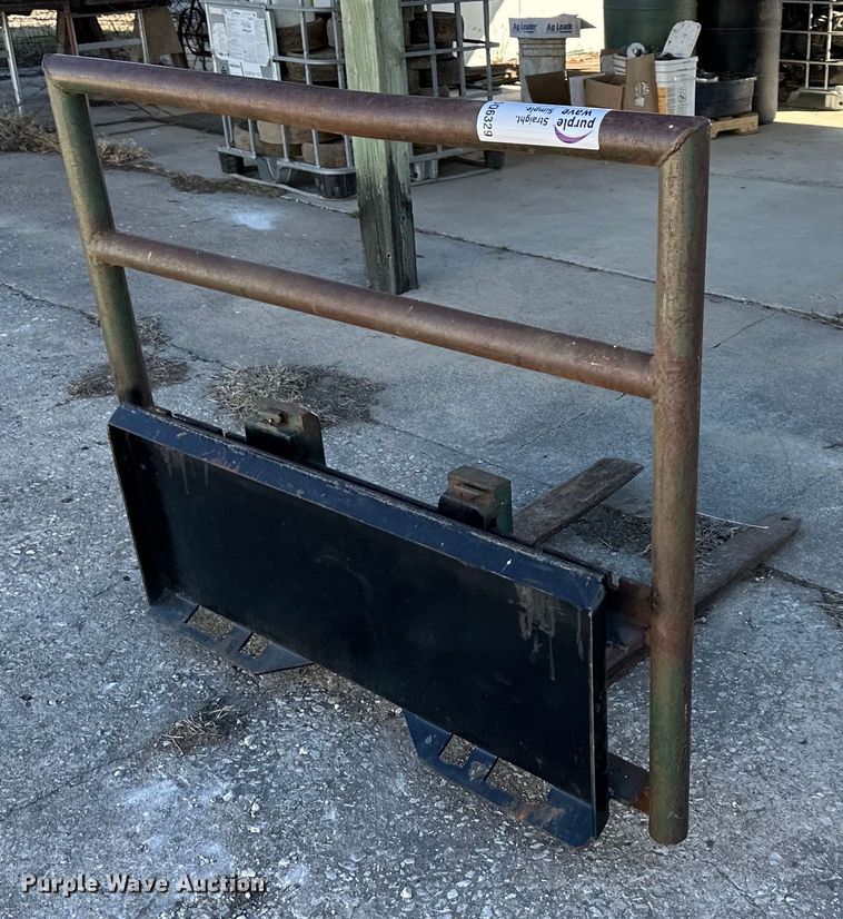 image for item DQ6329 Shopbuilt skid steer forks