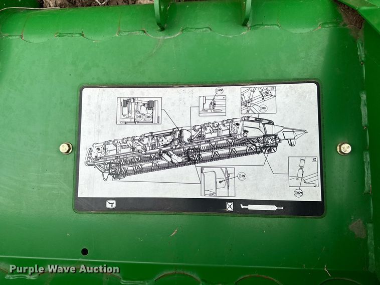 image for item DQ6727 2013 John Deere 640FD flex draper head