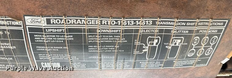 image for item DQ6736 1985 Ford L9000 semi truck