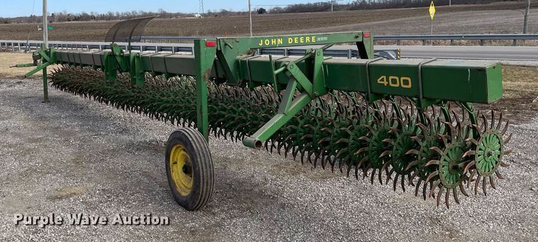 image for item DS5452 John Deere  400 rotary hoe