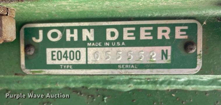 image for item DS5452 John Deere  400 rotary hoe