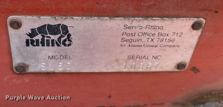 image for item DS5460 Rhino 2160  side boom rotary mower