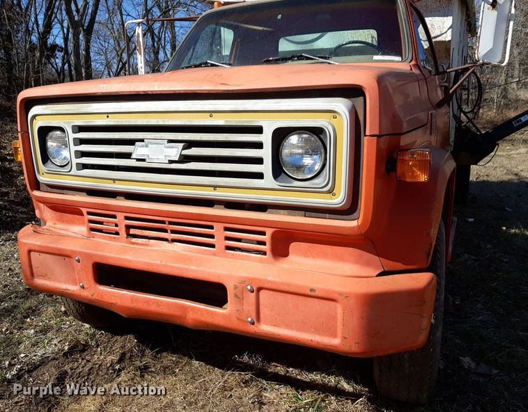 image for item DV9824 1976 Chevrolet C65 grain truck