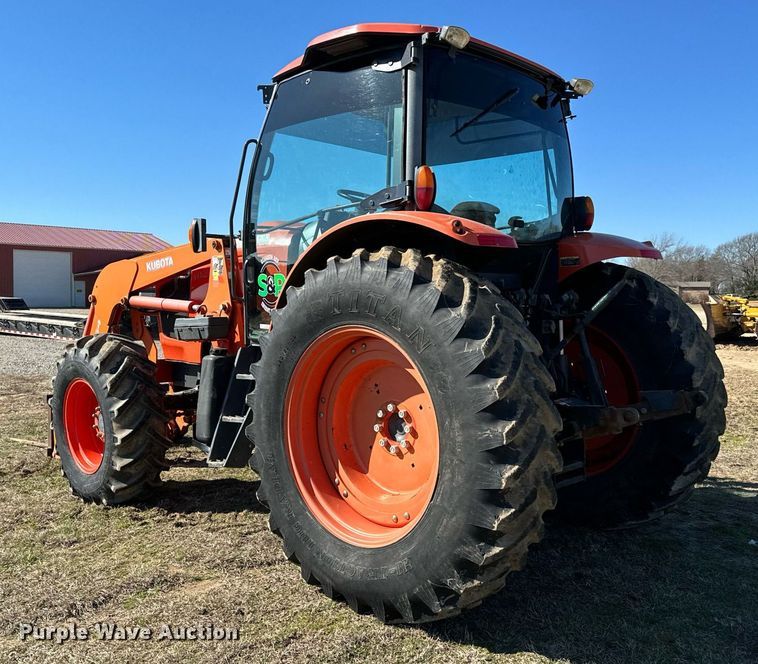 image for item EJ0260 Kubota M126GX MFWD tractor