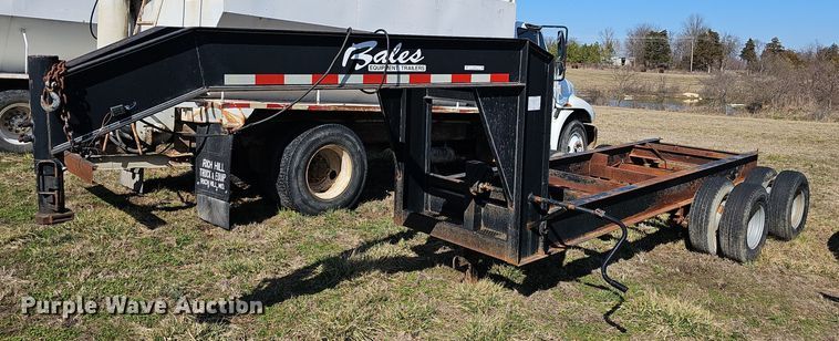 image for item EJ5914 2016 Bales Fabrication BF10T equipment trailer