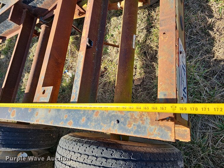 image for item EJ5914 2016 Bales Fabrication BF10T equipment trailer