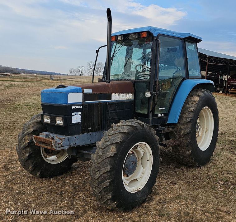 image for item EJ5940 1997 New Hollard 7740 SLE MFWD tractor