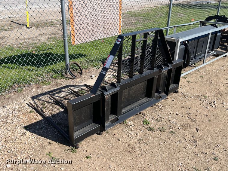 image for item JS9991 Armstrong Ag skid steer bale spear