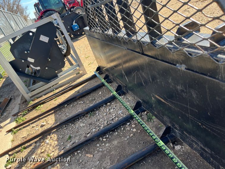 image for item JS9991 Armstrong Ag skid steer bale spear