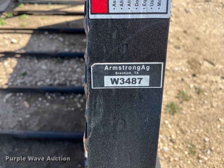 image for item JS9991 Armstrong Ag skid steer bale spear