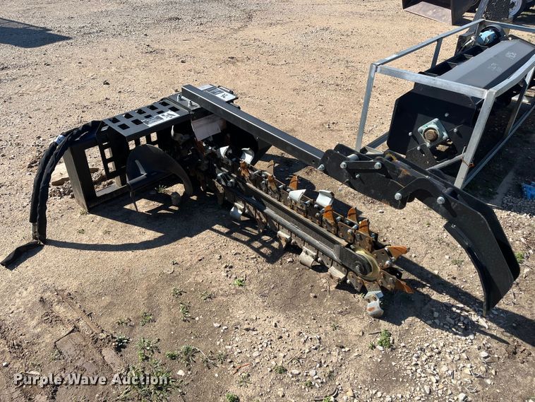 image for item JS9993 Skid steer trencher
