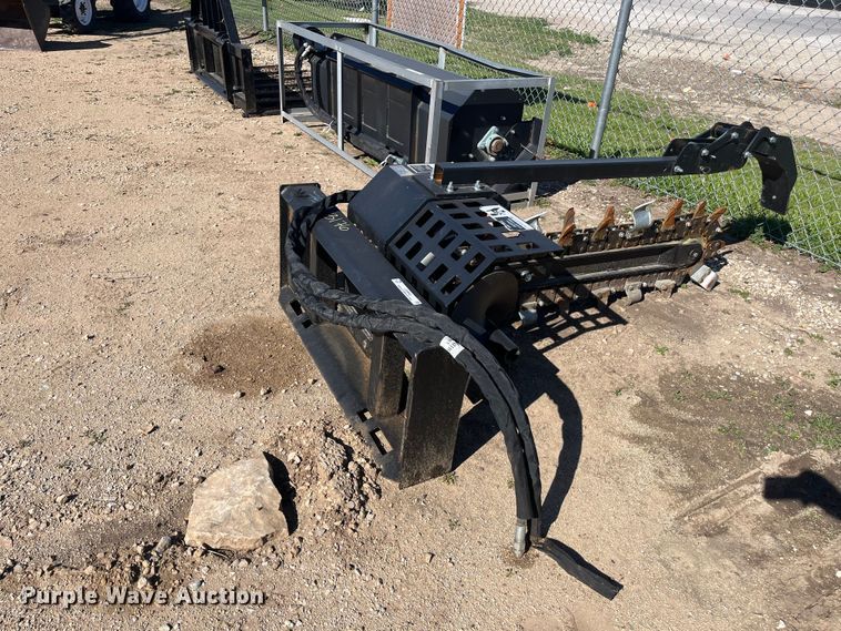 image for item JS9993 Skid steer trencher