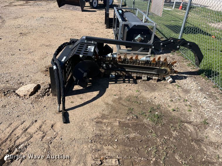 image for item JS9993 Skid steer trencher