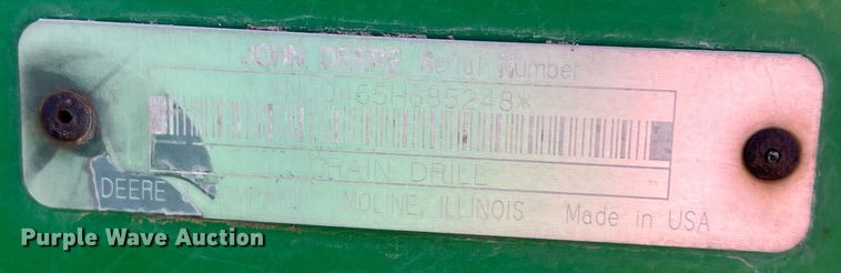 image for item KV9818 John Deere 455 grain drill