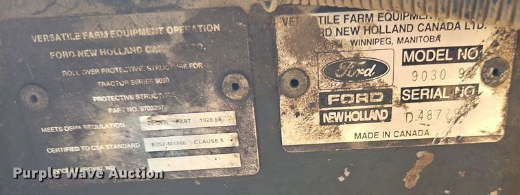 image for item LB9707 1992 Ford 9030 4WD bi-directional tractor