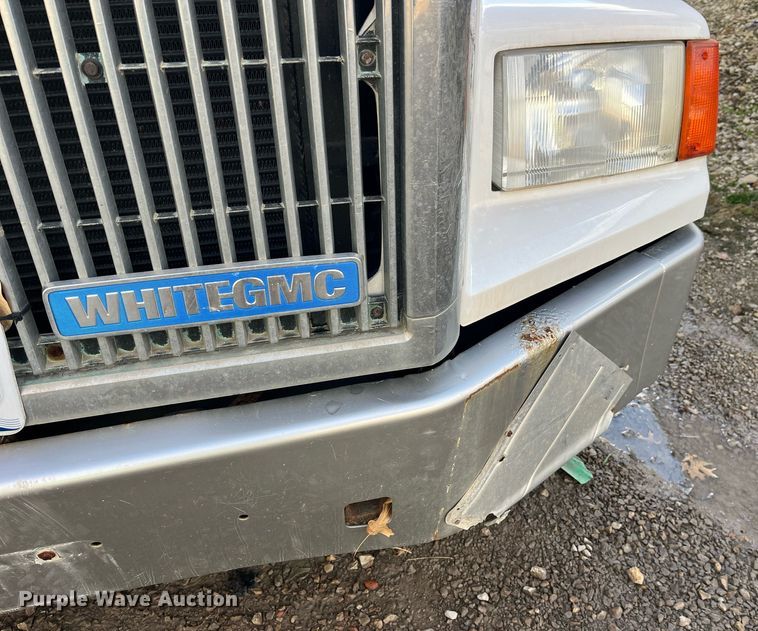 image for item LD9954 1995 White GMC WCA feed delivery truck