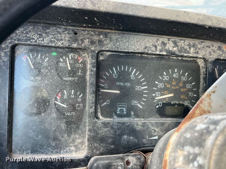 image for item LD9954 1995 White GMC WCA feed delivery truck